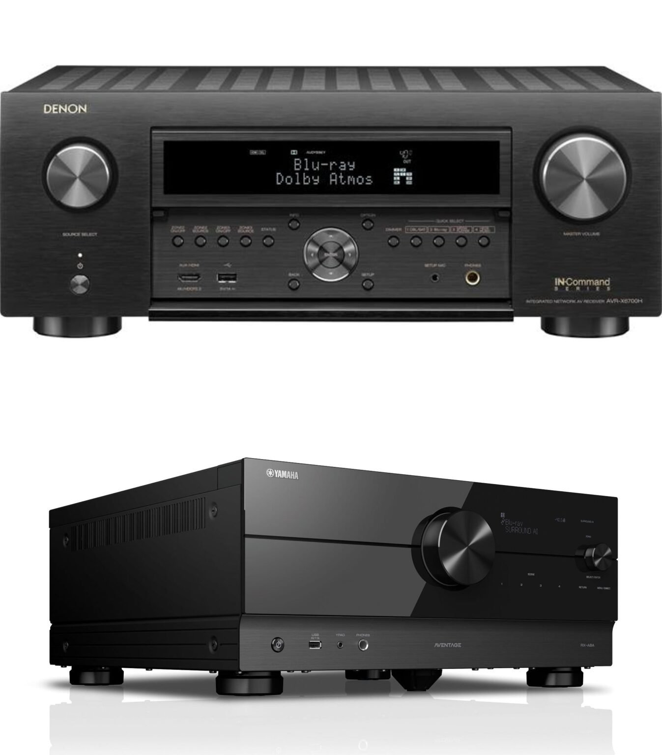 Denon Rx3 Denon AVR-X6700H vs Yamaha RX-A8A - Detailed Comparison - Home Theater ...