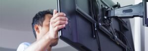 how to remove tv from wall mount