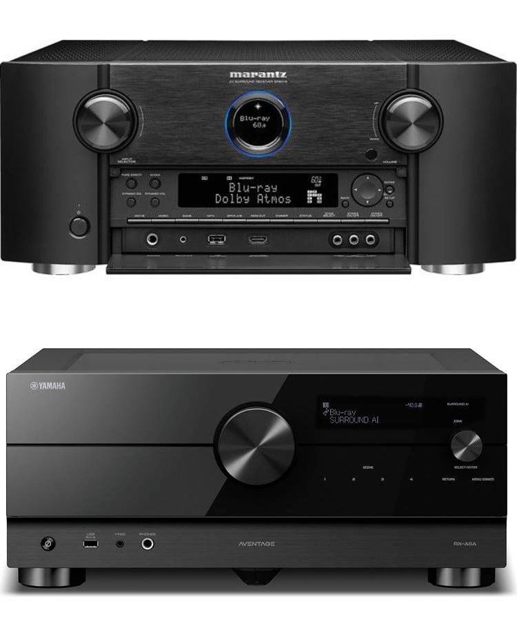 marantz sr8015 vs yamaha rx a6a