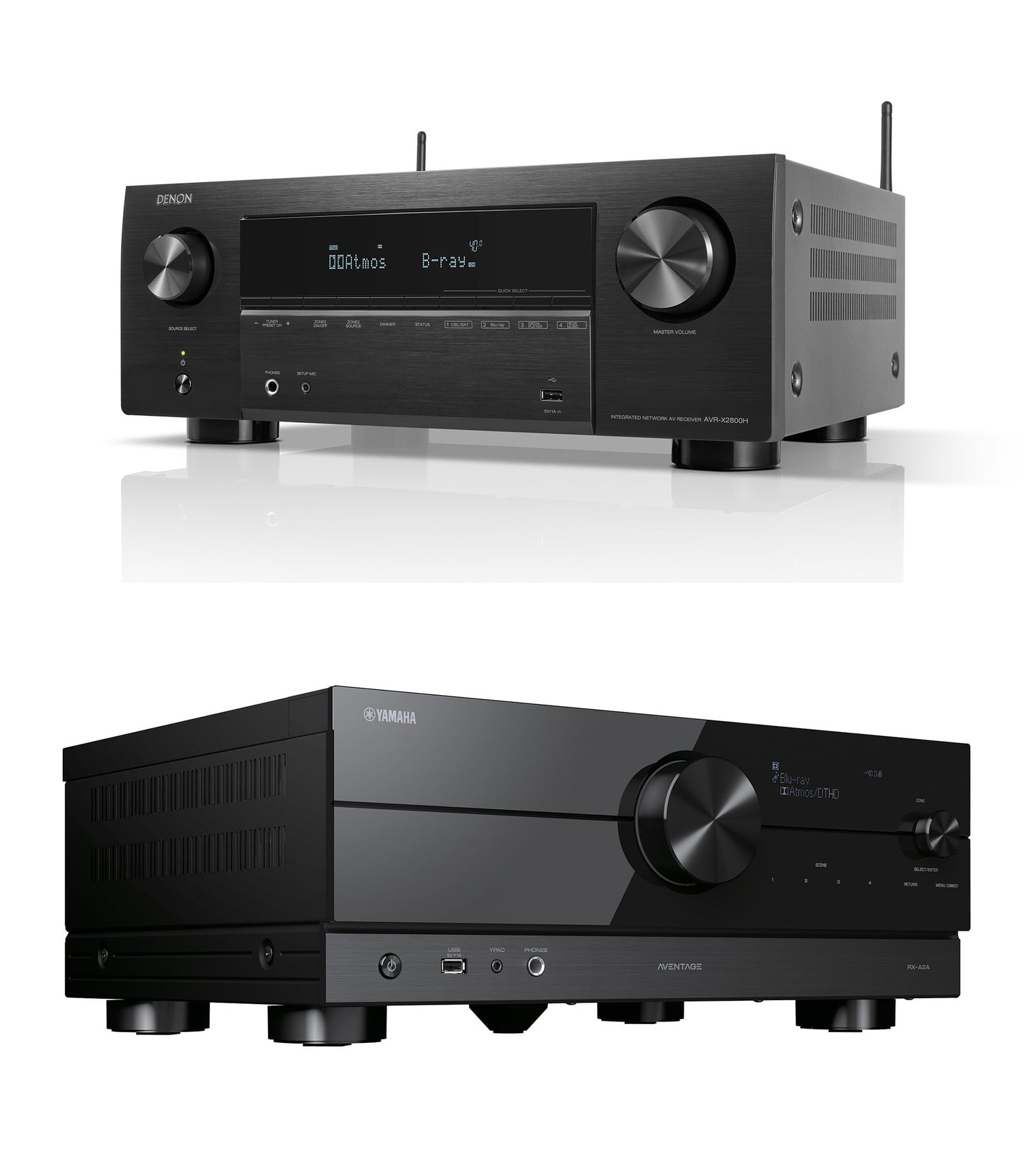 Denon Rx3 Denon AVR-X2800H vs Yamaha RX-A2A - Which is Best